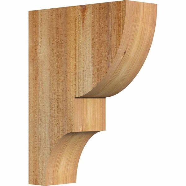 Ekena Millwork Ridgewood Rough Sawn Corbel, Western Red Cedar, 4"W x 12"D x 16"H COR04X12X16RID00RWR - main
